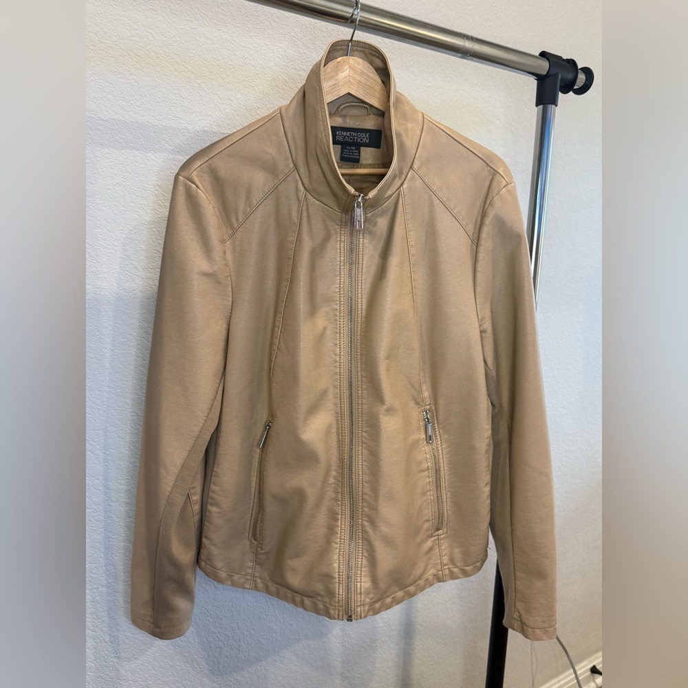 Kenneth Cole Reaction Women’s Faux Leather Jacket